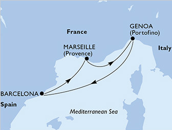 MEDITERRANEAN (France, Italy, Malta, Spain)
